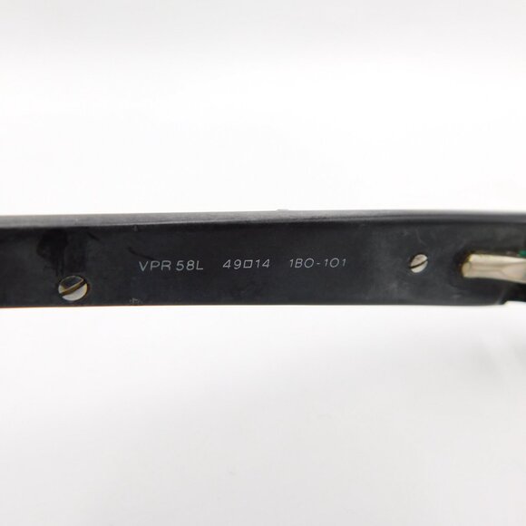 Prada Rx Eyeglasses | Black with Silver Tone Flourishes on Frames | Fair Cond - Picture 9 of 12